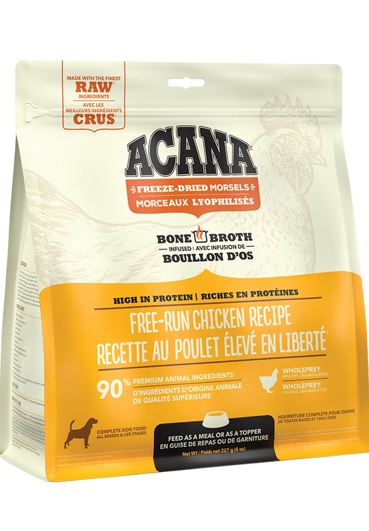 Freeze-Dried Food, Free-Run Chicken Recipe, Morsels